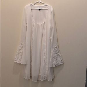 Boho white dress